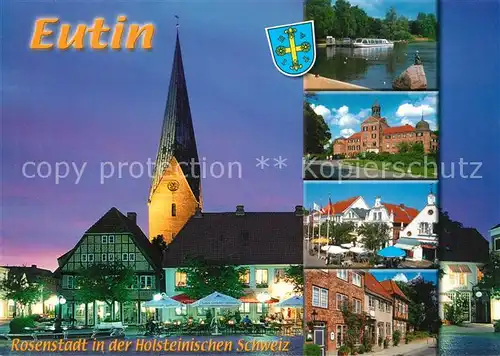 AK / Ansichtskarte Eutin Schloss Marktplatz Michaeliskirche Hafen Eutin