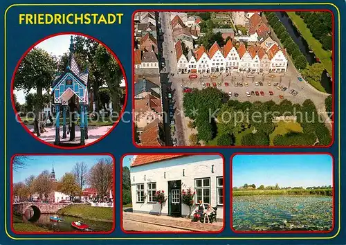 AK / Ansichtskarte Friedrichstadt_Eider Hollaenderstadt Stadtansichte Friedrichstadt_Eider