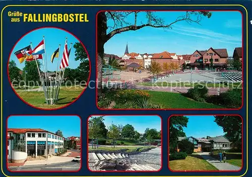 AK / Ansichtskarte Fallingbostel Marktplatz Park Stadtansichten Fallingbostel