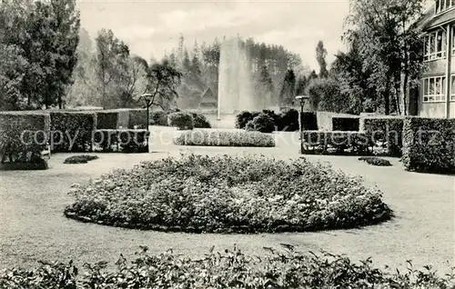 AK / Ansichtskarte Braunlage Rosengarten Kurpark Braunlage