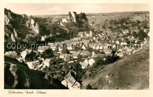 AK / Ansichtskarte Pottenstein_Oberfranken Panorama Pottenstein_Oberfranken