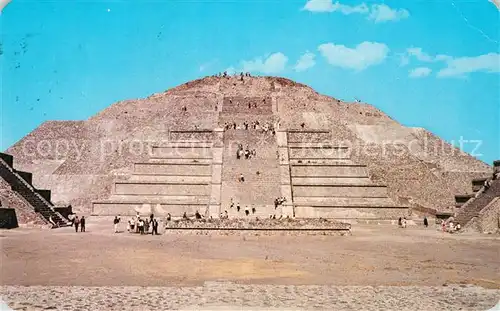 AK / Ansichtskarte San_Juan_Teotihuacan Mondpyramide San_Juan_Teotihuacan