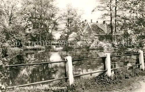 AK / Ansichtskarte Barmstedt Burggraben Barmstedt