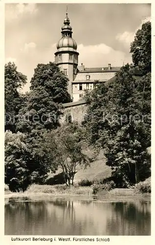 AK / Ansichtskarte Berleburg_Bad Fuerstliches Schloss Berleburg_Bad