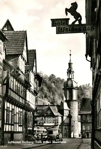 AK / Ansichtskarte Stolberg_Harz Marktturm Stolberg Harz