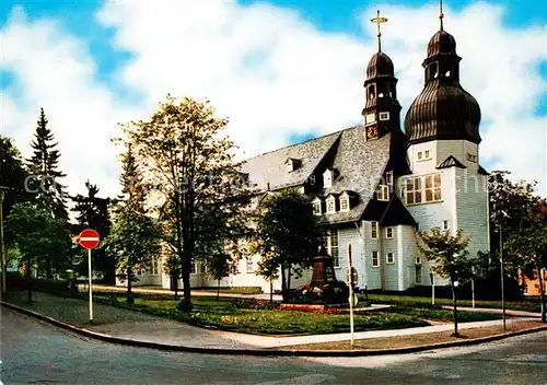 AK / Ansichtskarte Clausthal Zellerfeld Marktkirche zum Heiligen Geist Holzkirche Clausthal Zellerfeld