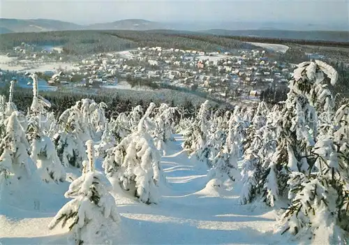 AK / Ansichtskarte Hahnenklee Bockswiese_Harz Winterlandschaft Hahnenklee Bockswiese