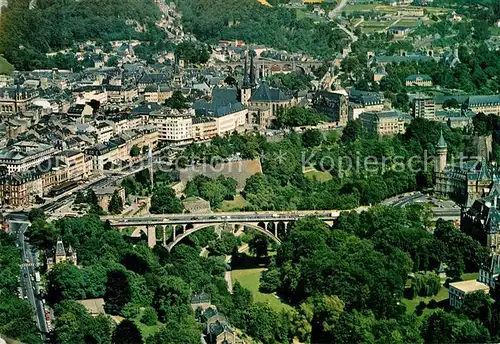 AK / Ansichtskarte Luxembourg_Luxemburg Fliegeraufnahme Luxembourg Luxemburg
