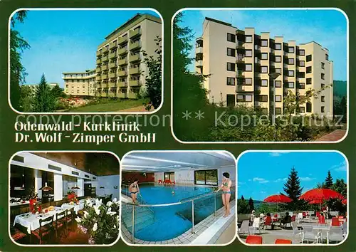 AK / Ansichtskarte Bad_Koenig_Odenwald Odenwald Klinik  Bad_Koenig_Odenwald