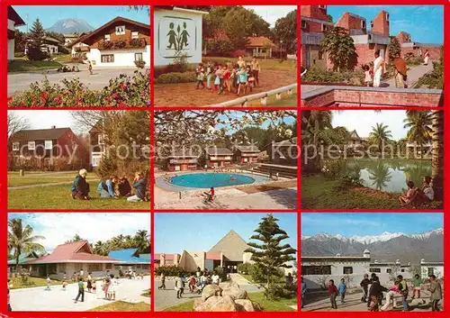 AK / Ansichtskarte Muenchen Kinderdoerfer Hohenau Paraquay Kalkutta Werpswede Bangkok Muenchen