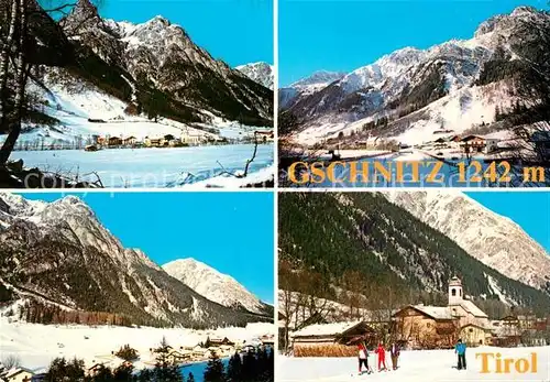 AK / Ansichtskarte Gschnitz_Tirol Winterlandschaften Gschnitz Tirol