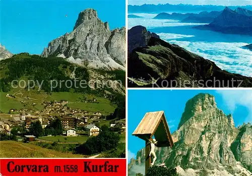 AK / Ansichtskarte Corvara Kurfar Panoramen Corvara