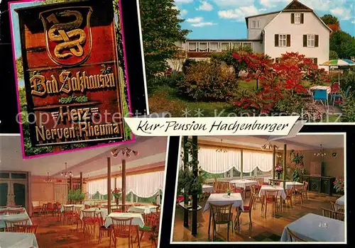 AK / Ansichtskarte Salzhausen_Bad Kur Pension Hachenburger  Salzhausen_Bad