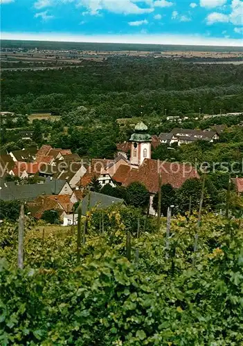 AK / Ansichtskarte Bad_Bellingen Pfanorama Kirche Bad_Bellingen