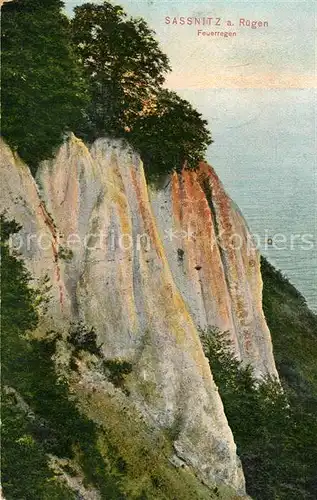 AK / Ansichtskarte Sassnitz_Ostseebad_Ruegen Feuerregen Sassnitz_Ostseebad_Ruegen
