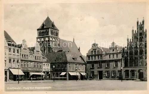 AK / Ansichtskarte Greifswald Platz der Freundschaft Greifswald
