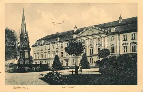 AK / Ansichtskarte Greifswald Universitaet Greifswald