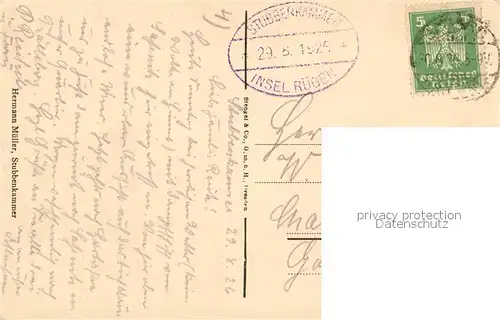 AK / Ansichtskarte Stubbenkammer_Ruegen Koenigstuhl Stubbenkammer Ruegen