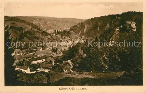 AK / Ansichtskarte Ruebeland_Harz Panorama Ruebeland_Harz