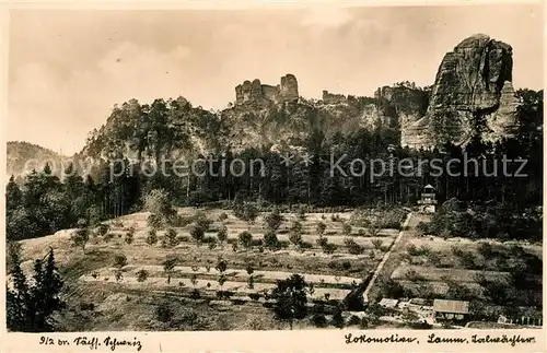 AK / Ansichtskarte Saechsische_Schweiz Lokomotive Lamm Talwaechter Saechsische Schweiz