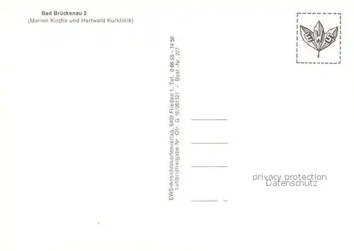 AK / Ansichtskarte Bad_Brueckenau Fliegeraufnahme Marienkirche Hartwald Kurklinik Bad_Brueckenau