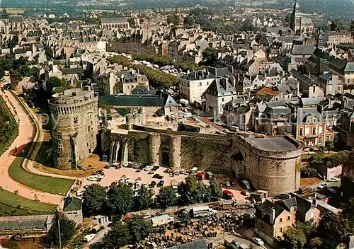 AK / Ansichtskarte Dinan Fliegeraufnahme Chateau Dinan