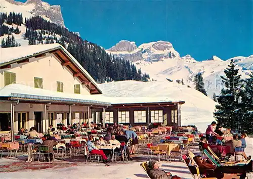 AK / Ansichtskarte Engelberg_OW Bergrestaurant Brunni Engelberg OW