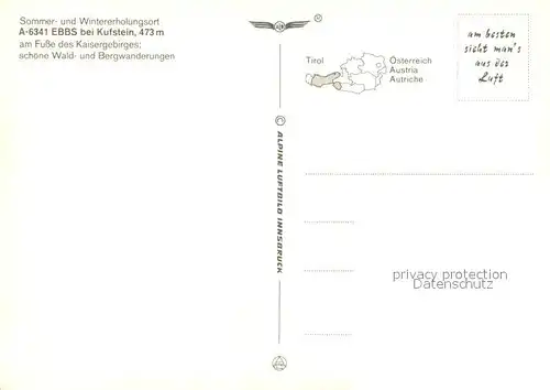 AK / Ansichtskarte Ebbs Pendling Kufstein Ebbs