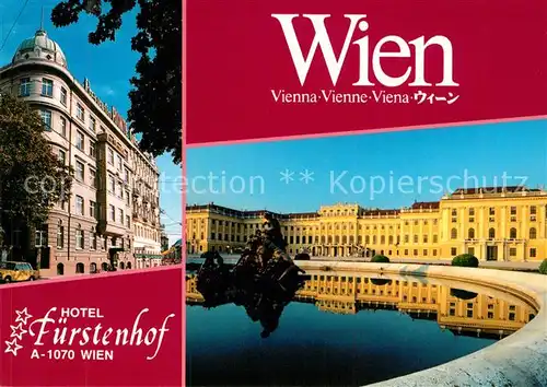 AK / Ansichtskarte Wien Hotel Fuerstenhof  Wien