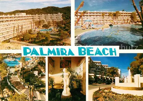 AK / Ansichtskarte Paguera_Mallorca_Islas_Baleares Hotel Palmira Beach Paguera_Mallorca