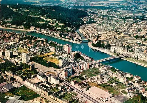 AK / Ansichtskarte Namur_Wallonie Jambes Fliegeraufnahme Meuse Namur Wallonie