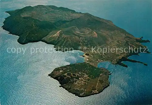 AK / Ansichtskarte Isole_Eolie_Lipari Fliegeraufnahme Vulcano  Isole_Eolie_Lipari