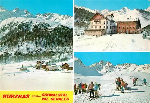 AK / Ansichtskarte Kurzras_Schnals Schnlastal Val Senales Skigebier t Kurzras Schnals