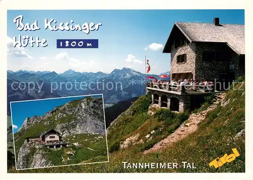 AK / Ansichtskarte Pfronten Bad Kissinger Huette Tannheimer Tal Pfronten