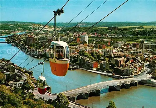 AK / Ansichtskarte Namur_Wallonie Teleferique et Pont de Jambes Namur Wallonie