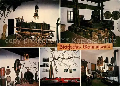 AK / Ansichtskarte Kitzeck_Sausal Steirisches Weinmuseum Kitzeck Sausal