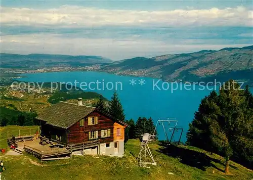 AK / Ansichtskarte Aeschi_BE Skihaus Aeschiallmend Thunersee Aeschi_BE