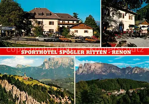 AK / Ansichtskarte Renon_Ritten Fliegeraufnahme Sporthotel Spoegler Lengmoos  Renon Ritten