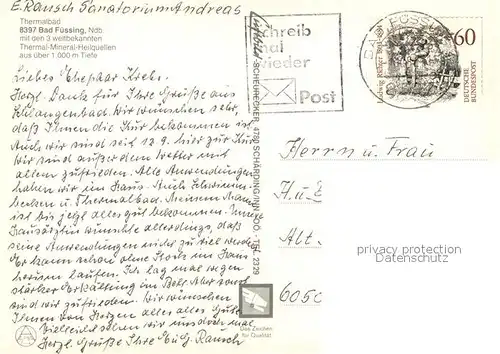 AK / Ansichtskarte Bad_Fuessing Thermal Mineral Quellen Park Fliegeraufnahme Eichhoernchen Fontaene Bad_Fuessing