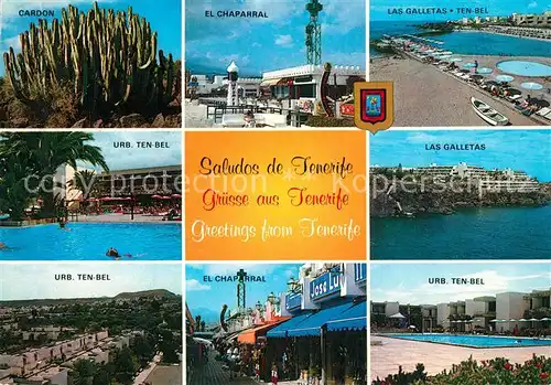 AK / Ansichtskarte Tenerife Cardon El Chaparral Galletas Ten Bel  Tenerife