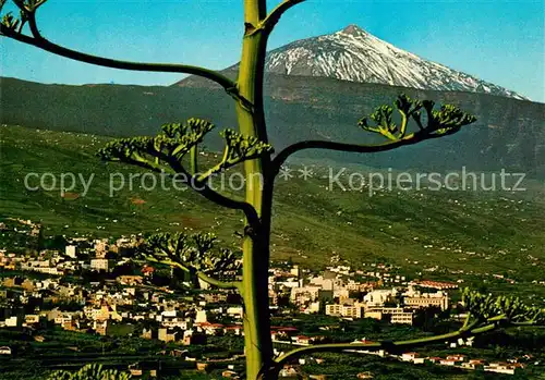 AK / Ansichtskarte Orotava_Tenerife Panorama Pico del Teide Orotava Tenerife
