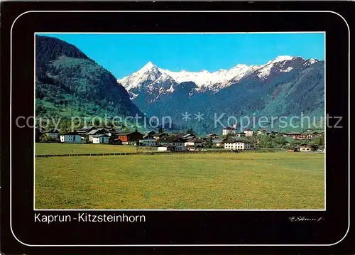 AK / Ansichtskarte Kaprun Panorama Kitzsteinhorn Kaprun