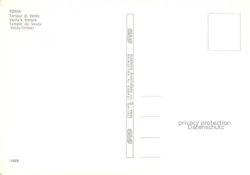Roma_Rom Tempio di Vesta Roma_Rom