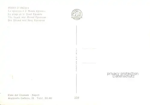 Forio_d_Ischia Strand Monte Epomeo Forio_d_Ischia