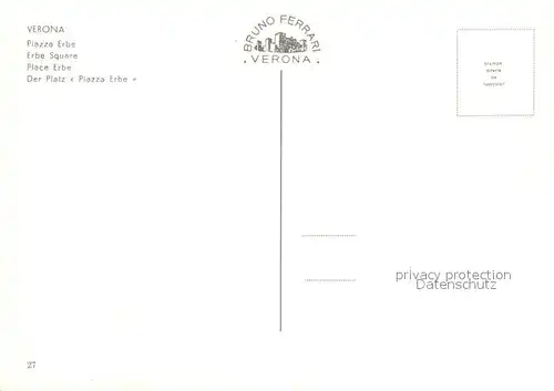 Verona_Veneto Piazza Erbe Verona Veneto