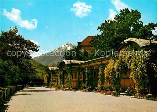 Meran_Merano Winterpromenade Wandelhalle Zielspitze  Meran Merano