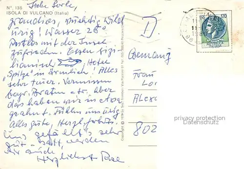 Vulcano Fliegeraufnahme Vulcano