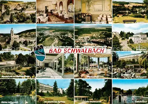 Bad_Schwalbach Kursaal Kurpark Kurviertel Wandelhalle Stahlbrunnen  Bad_Schwalbach