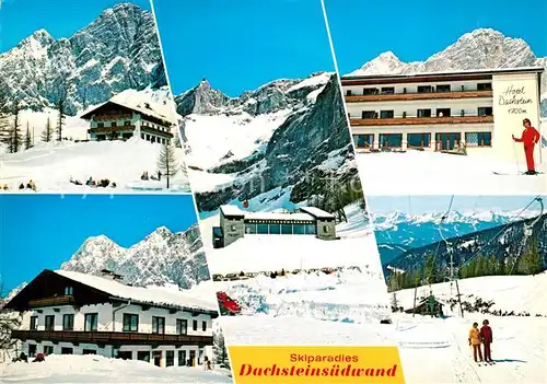 Ramsau_Dachstein_Steiermark Skiparadies Dachsteinsuedwand Berghotels Bergbahn Ramsau_Dachstein