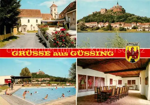 Guessing Burg Klosterkirche Freibad Rittersaal Galerie Wappen Guessing